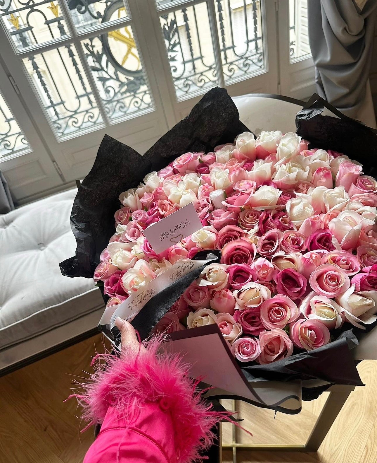 150 Pink & White Rosa