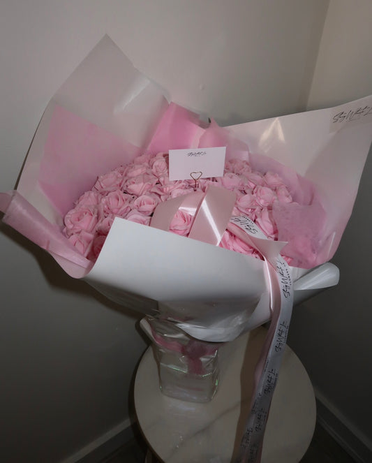 50 Baby Pink Foam Rosa